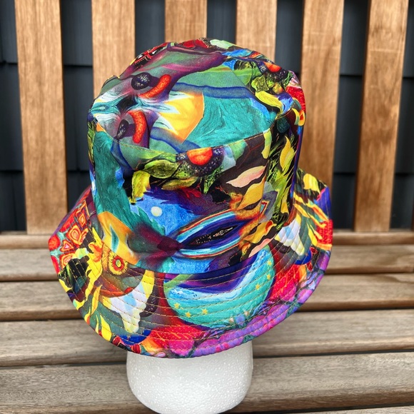 Tiki Tropical Bucket Hat - Picture 4 of 11